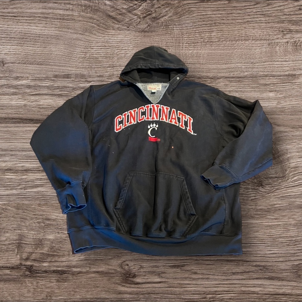 Steve & Barry’s 90’s Athletic  Cincinnati Heavyweight Sweatshirt Hoodie XXL
